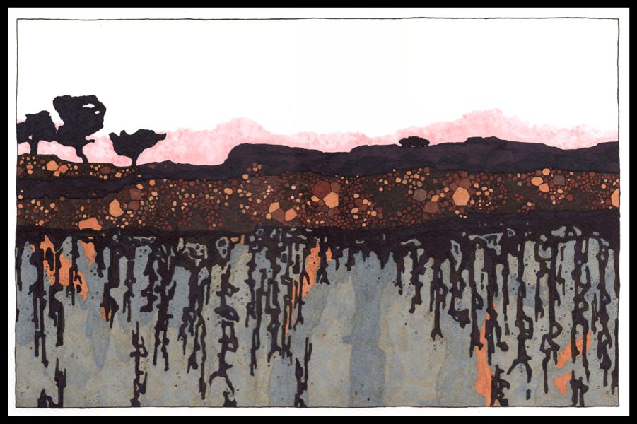 three trees and a bush sm